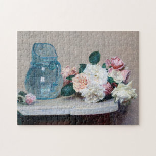 Rose und Glass Jug, Henri Fantin-Latour