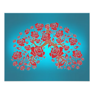 Rose und Hoffnung Fotodruck