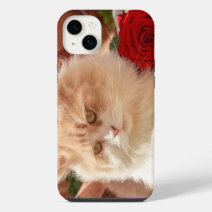 Rose und Katzentelefon 14 plus Hüllen iPhone 14 Plus Hülle