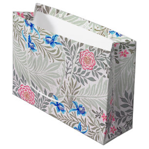 Rose und Larkspur, William Morris große Geschenkta Große Geschenktüte