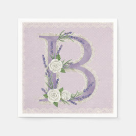 Rose und Lavendel von Natasha Us Serviette