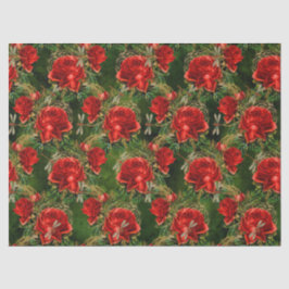 Rose und Libellen (Design 12) Seidenpapier