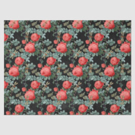 Rose und Libellen (Design 15) Seidenpapier