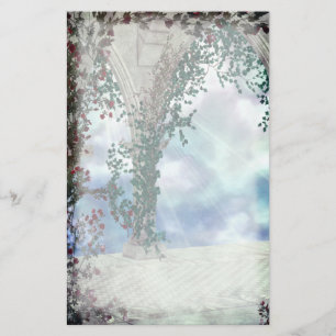 Rose und Light Fantasy Stationery Briefpapier