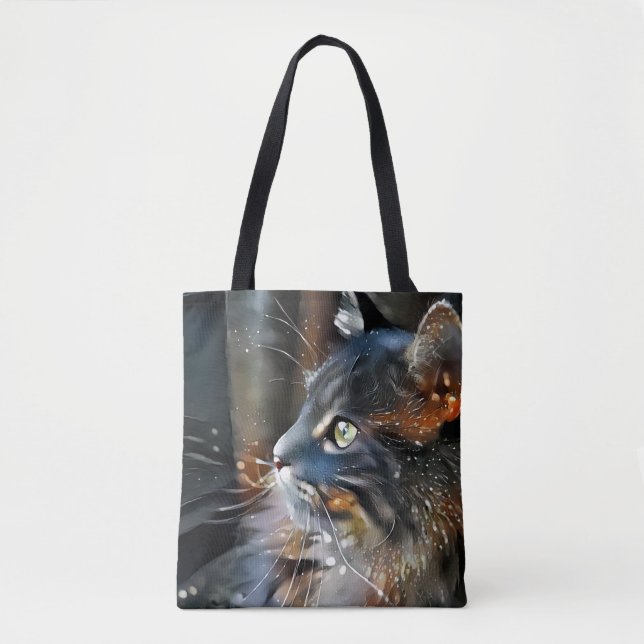 Rose und magisches Licht Tasche (Vorderseite)