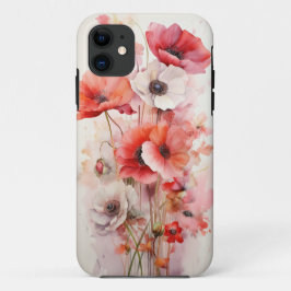 Rose und Mohnblumen - Rose - Rosa Fall Case-Mate iPhone Hülle