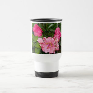 Rose und Orchiane Reisebecher