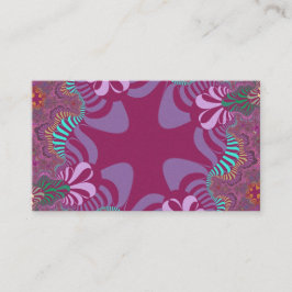 Rose- und Pflaumenkreuz Visitenkarte