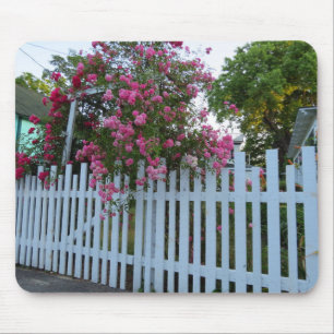 Rose und Picketzaun - Martha's Vineyard Mousepad