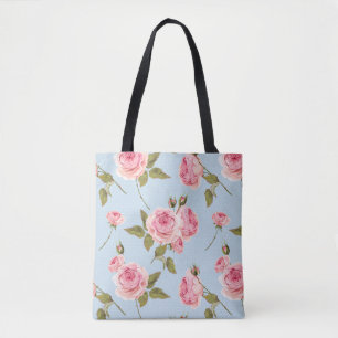 Rose- und Polka-Dots-Muster Tasche
