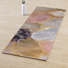Rose und Quarz, Lila Amethyst Yoga Mat Yogamatte