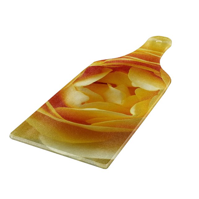 Rose und Rosebud Schneidebrett (Ecke)