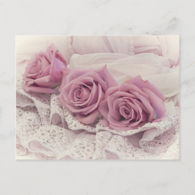 Rose und Stillleben Postkarte (Vorderseite)