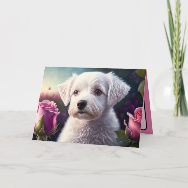 Rose und Sweet Hunde Collection Karte (Vorderseite)