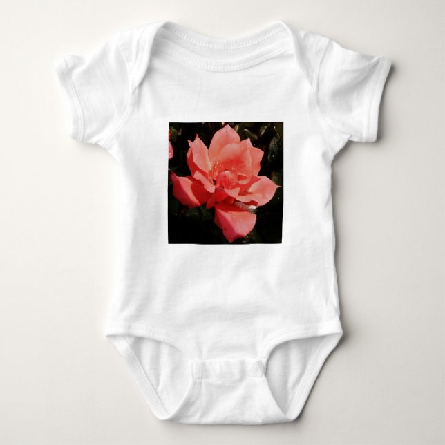Rose und Tauchen Baby Strampler (Vorderseite)
