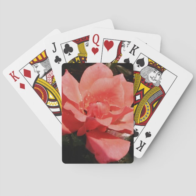 Rose und Tauchen Spielkarten (Rückseite)