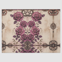 Rose- und Umschlagpapier für Steampulle Seidenpapier
