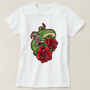 Rose und Viper T-Shirt