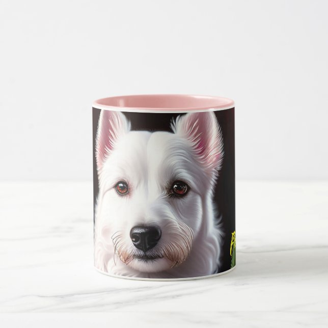 Rose und Wildhundeponien Tasse (Zentrum)