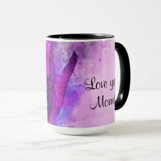 Rose Unique, Aquarelle, Mug de la Fête des Mères