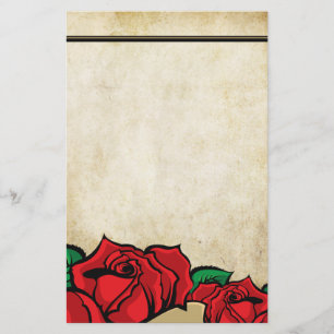 Rose Urban Tattoo Themed Briefpapier