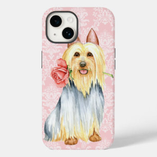 Rose Valentin Silky Terrier Coque-Mate coque iphon