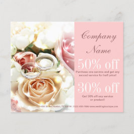 Rose Verlobung bringt Hochzeitsfotografen ein Flyer