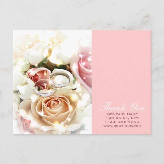 Rose Verlobung bringt Hochzeitsfotografen ein Postkarte (Vorderseite)