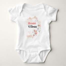 Rose Vibes - Ästhetische Blumenstimmung Baby Strampler