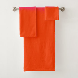 Rose vif et ombré orange