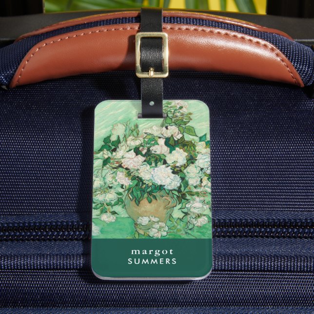 Rose | Vincent van Gogh Gepäckanhänger (Vorderseite Insitu 2)