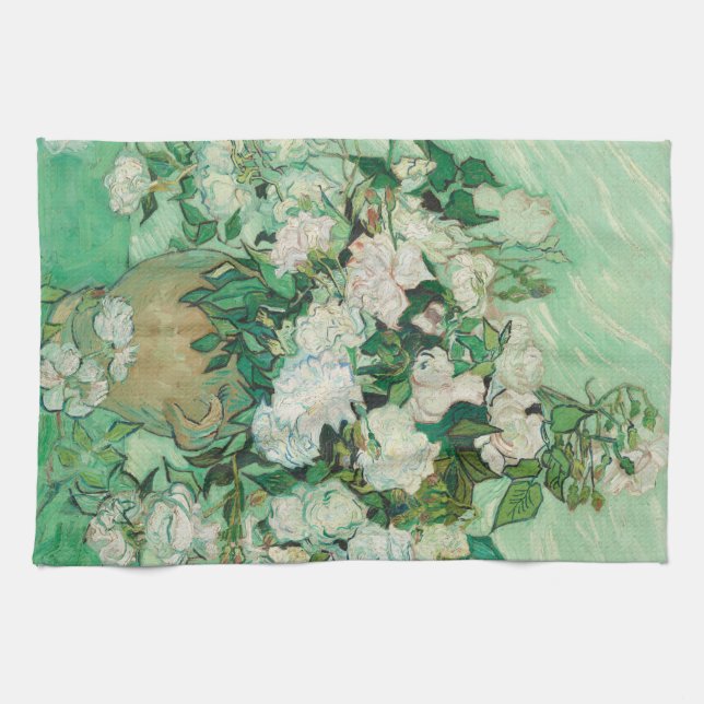 Rose - Vincent van Gogh Geschirrtuch (Horizontal)