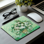 Rose | Vincent Van Gogh Mousepad<br><div class="desc">Rose (1890) des niederländischen Postimpressionisten Vincent Van Gogh. Das Original ist ein Ölgemälde auf der Leinwand,  das ein Stillleben von weißen Rosen vor einem hellgrünen Hintergrund darstellt. Verwenden Sie die Entwurfstools,  um einen benutzerdefinierten Text hinzuzufügen oder das Bild zu personalisieren.</div>