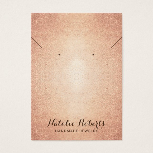 Rose vintage Bijoux en or Elevage collier Affichag (Devant)