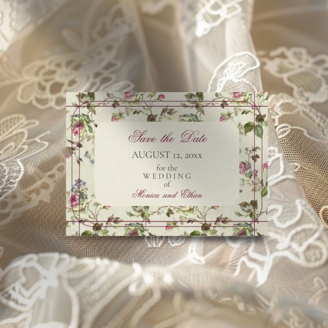 Rose Vintage Save The Date (Von Creator hochgeladen)