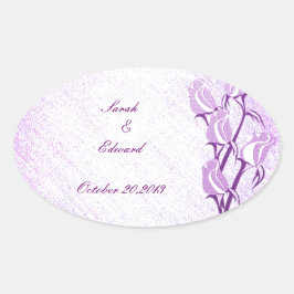 Rose violet Enregistrer les stickers Date