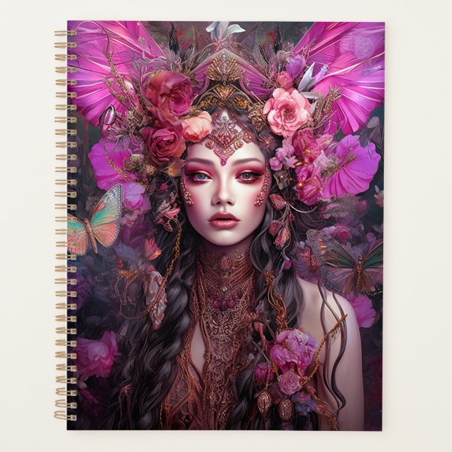 Rose violet Fairy Queen Imaginaire Art (Devant)