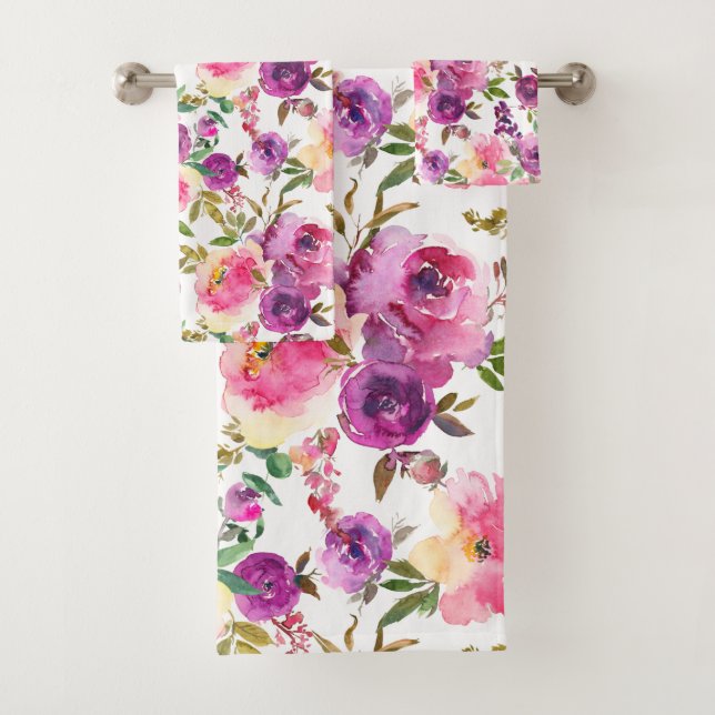 Rose violet Rose Floral Girly tendance (En situation)