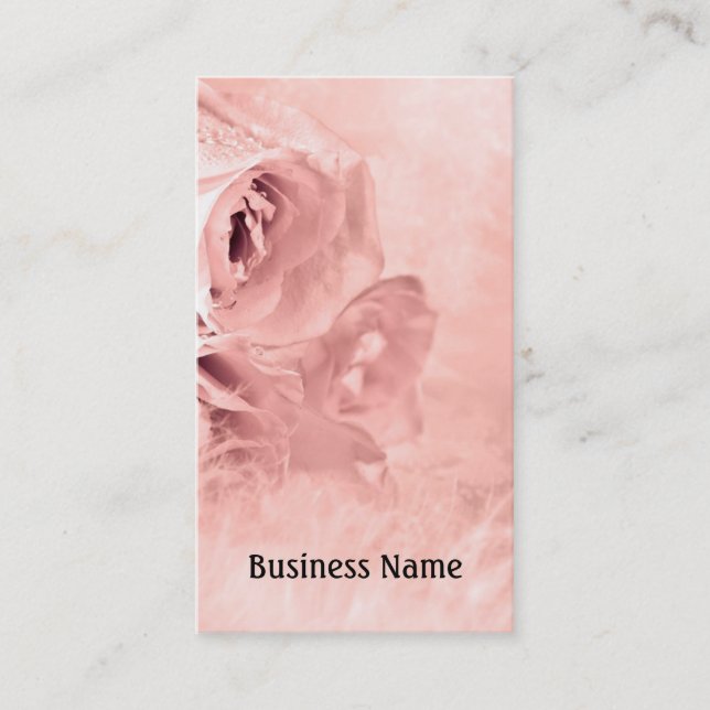 Rose Visitenkarte (Vorderseite)