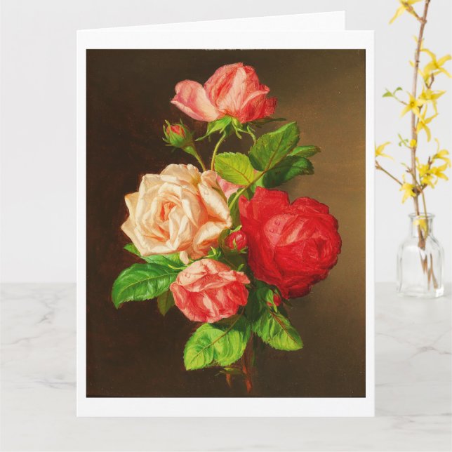 Rose von Andreas Lach Poster Karte (Gelbe Blume)