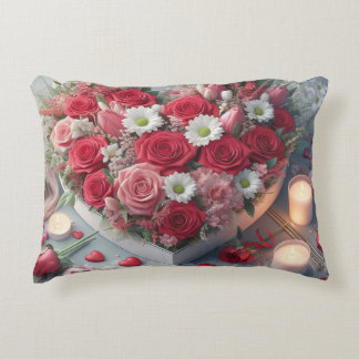 "Rose von Elegance Pillow - Blumenbeauty Dekokissen