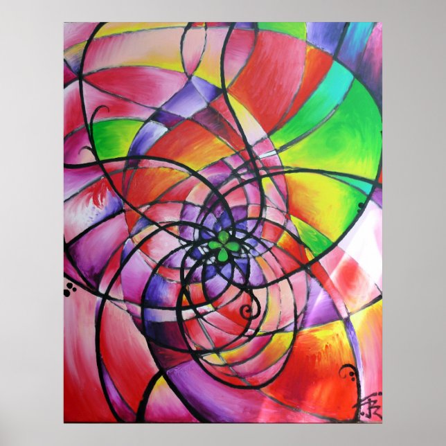 Rose von Greg Roberts - Fine Art Print Poster (Vorne)