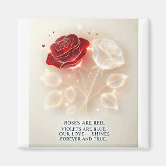 Rose von Licht und Liebe Magnet