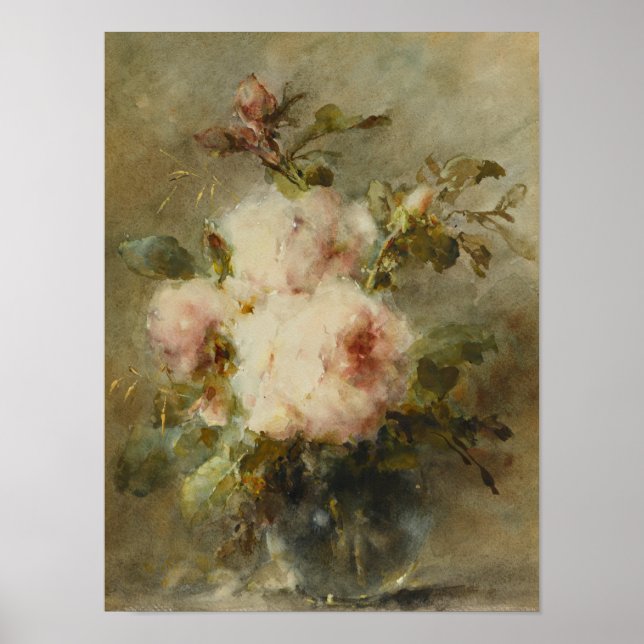 Rose von Margaretha Roosenboom Poster (Vorne)