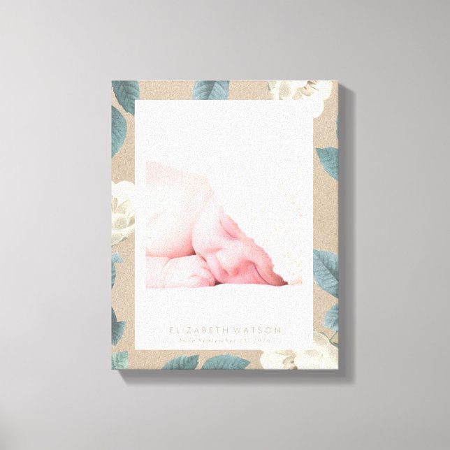 Rose von natürlichen Kraft-Blumen-Rahmen-Canvas Leinwanddruck (Vorderseite)