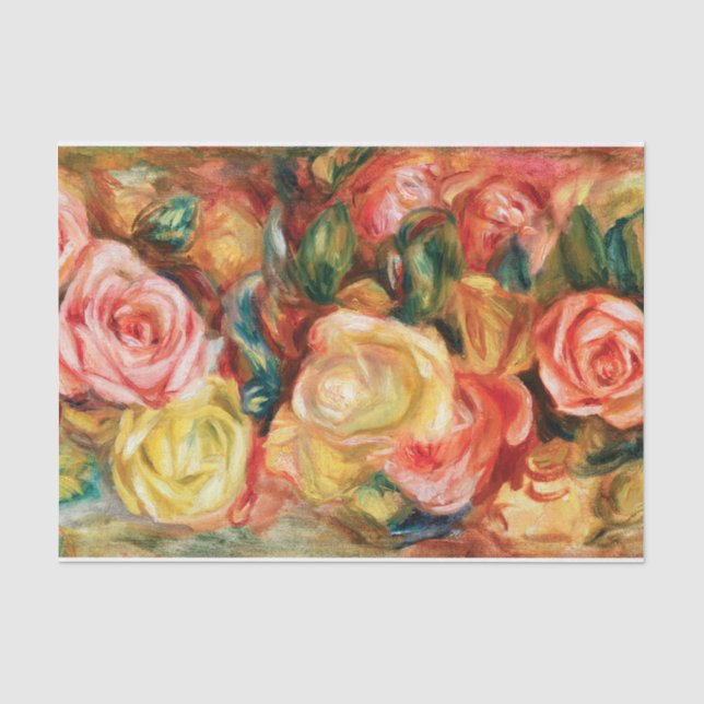 Rose von Pierre Auguste Renoir   Seidenpapier (Vorderseite)