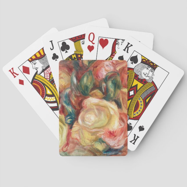 Rose von Pierre-Auguste Renoir Spielkarten (Rückseite)