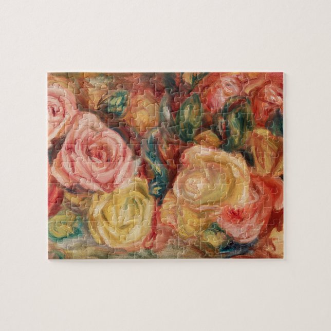 Rose von Renoir Impressionist Painting (Horizontal)