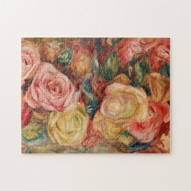 Rose von Renoir Impressionist Painting (Horizontal)