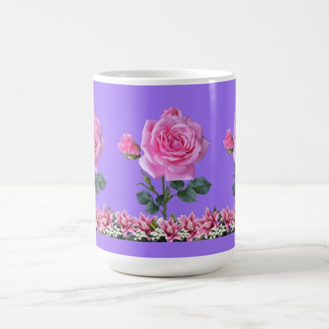 Rose von Sharon Lilly von der Tal Kaffee Tasse (Mittel)